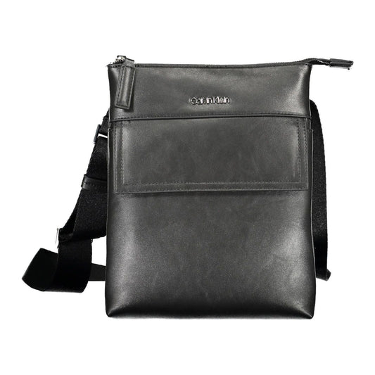 Calvin Klein Sleek Black Eco-Conscious Shoulder Bag Calvin Klein