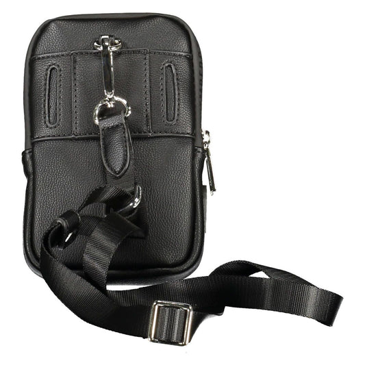 Bikkembergs Sleek Black Polyethylene Shoulder Bag Bikkembergs