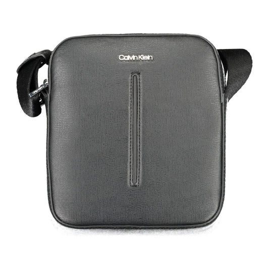 Calvin Klein Elegant Black Shoulder Bag with Logo Detail Calvin Klein