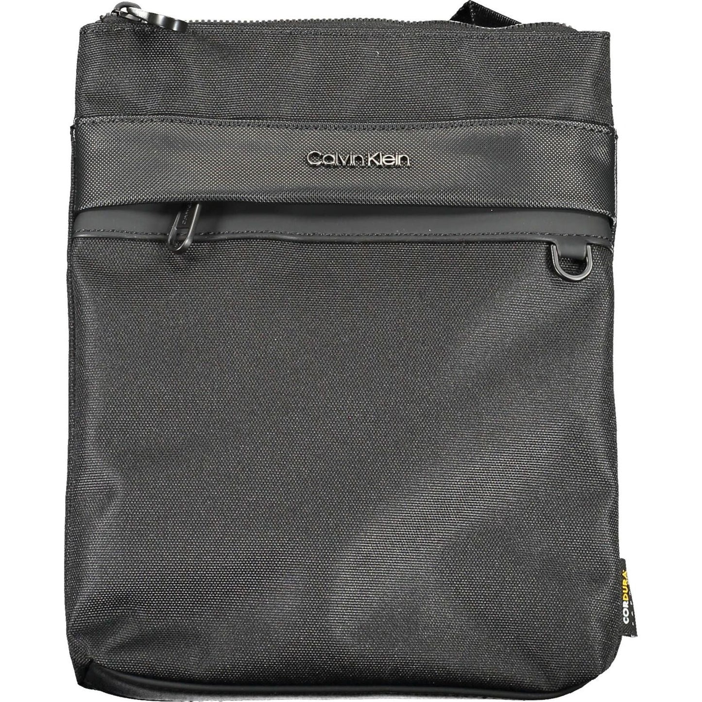 Calvin Klein Sleek Black Shoulder Bag with Contrasting Details Calvin Klein