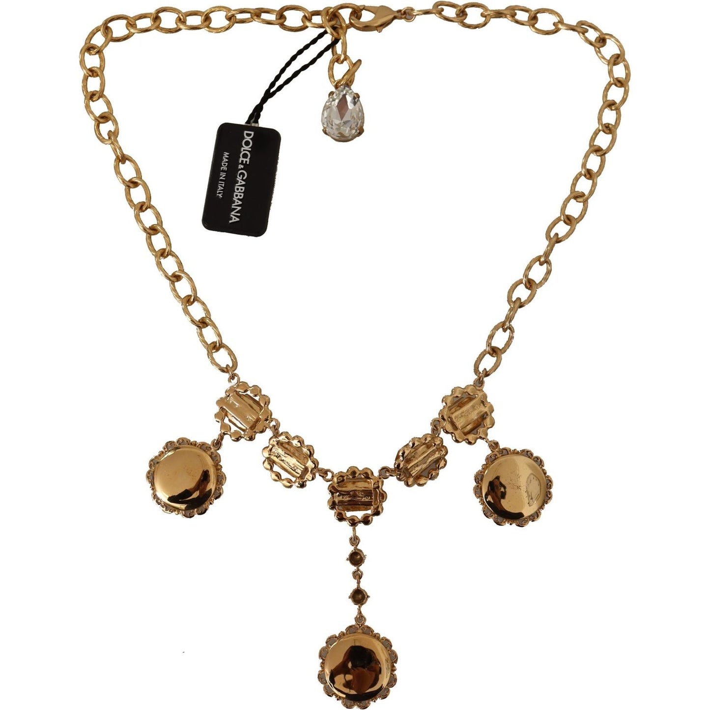 Dolce & Gabbana Elegant Timekeeper Statement Necklace Dolce & Gabbana