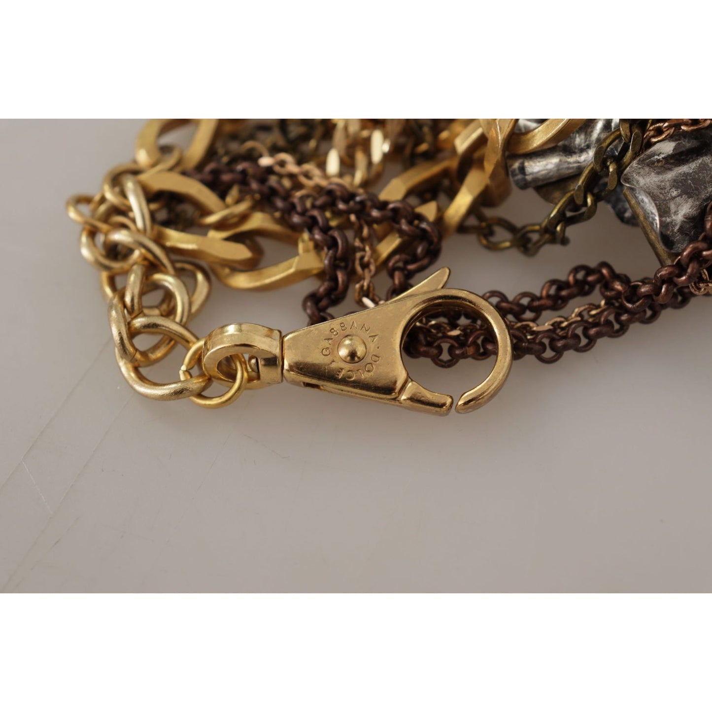 Dolce & Gabbana Sicilian Glamour Gold Statement Necklace WOMAN NECKLACE Dolce & Gabbana