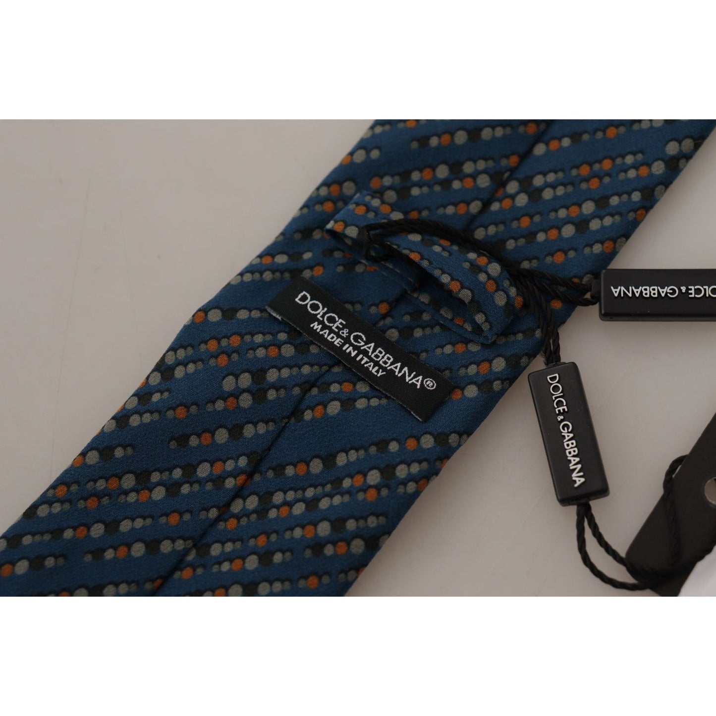 Dolce & Gabbana Elegant Silk Blue Bow Tie Dolce & Gabbana