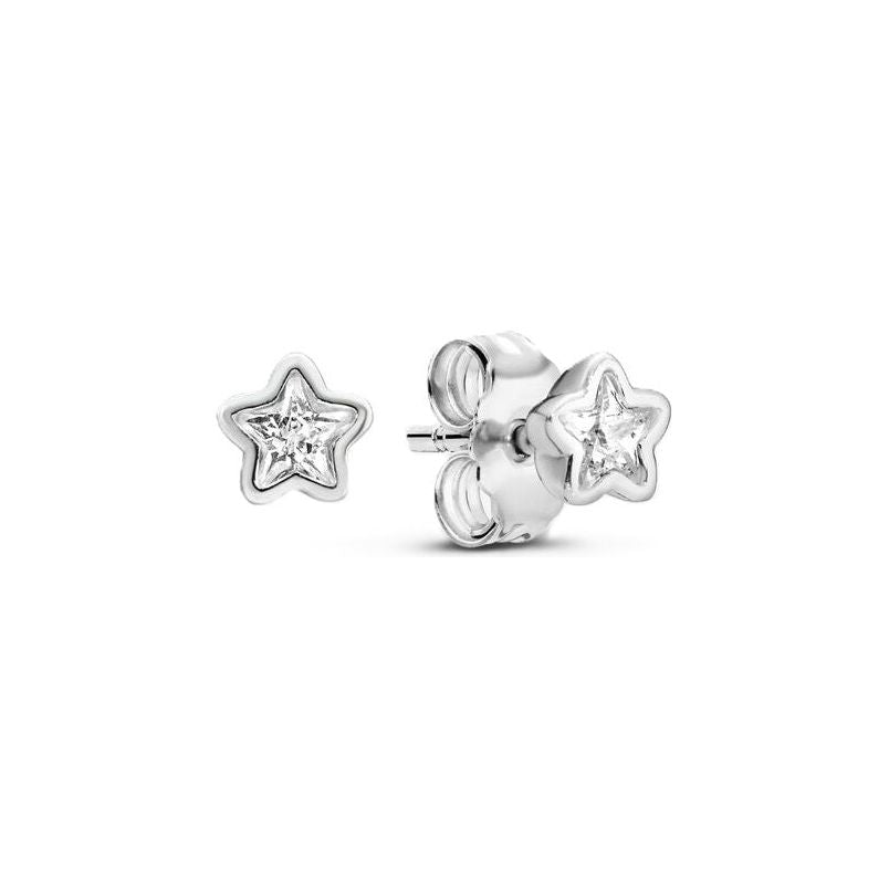 PANDORA JEWELS Mod. SQUARE SPARKLE HALO DESIGNER FASHION JEWELLERY PANDORA