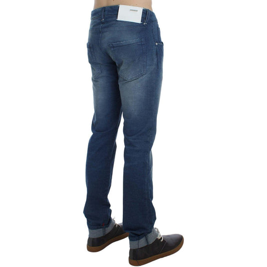 Acht Slim Fit Blue Wash Italian Denim Acht