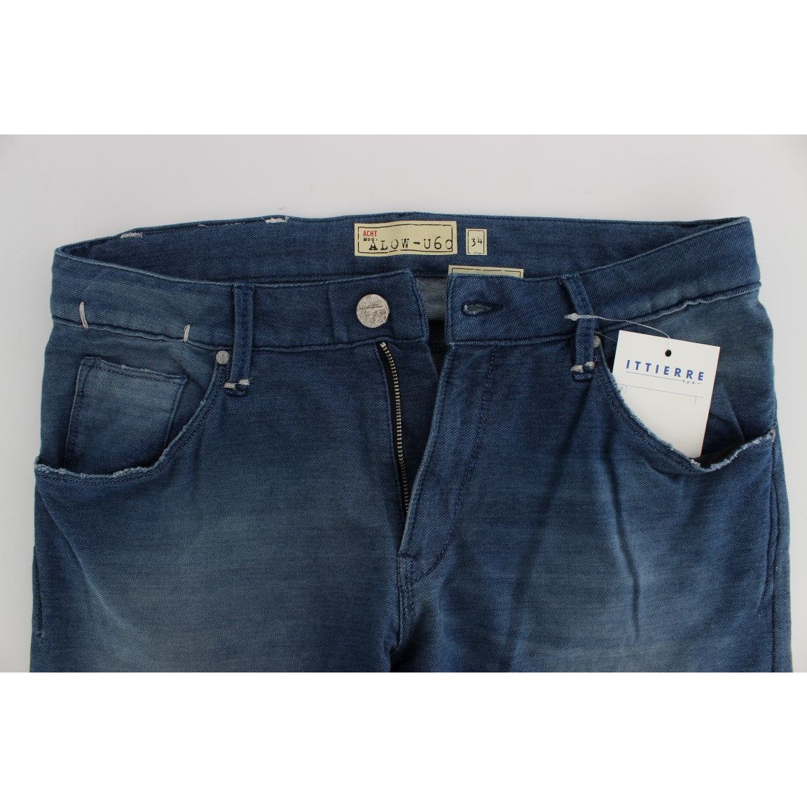 Acht Slim Fit Blue Wash Italian Denim Acht