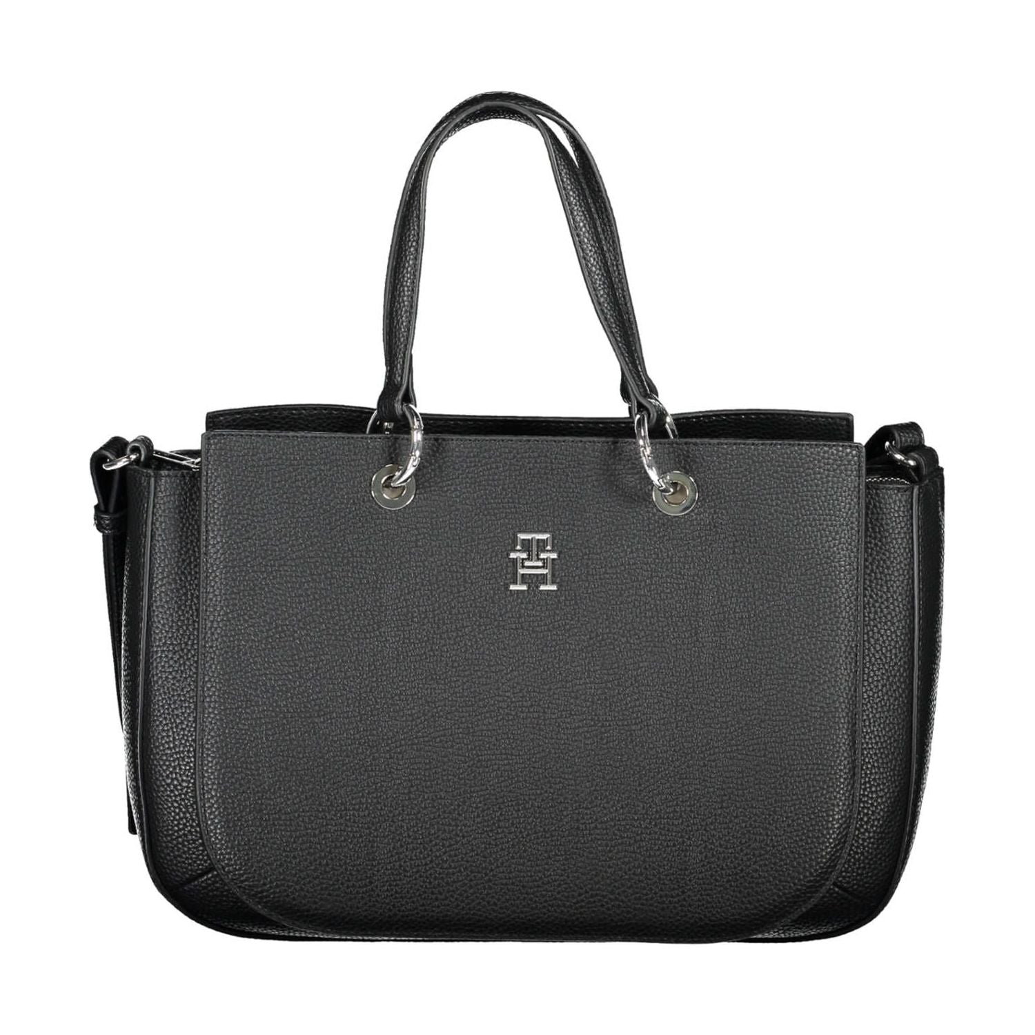 Tommy Hilfiger Black Polyethylene Women Handbag