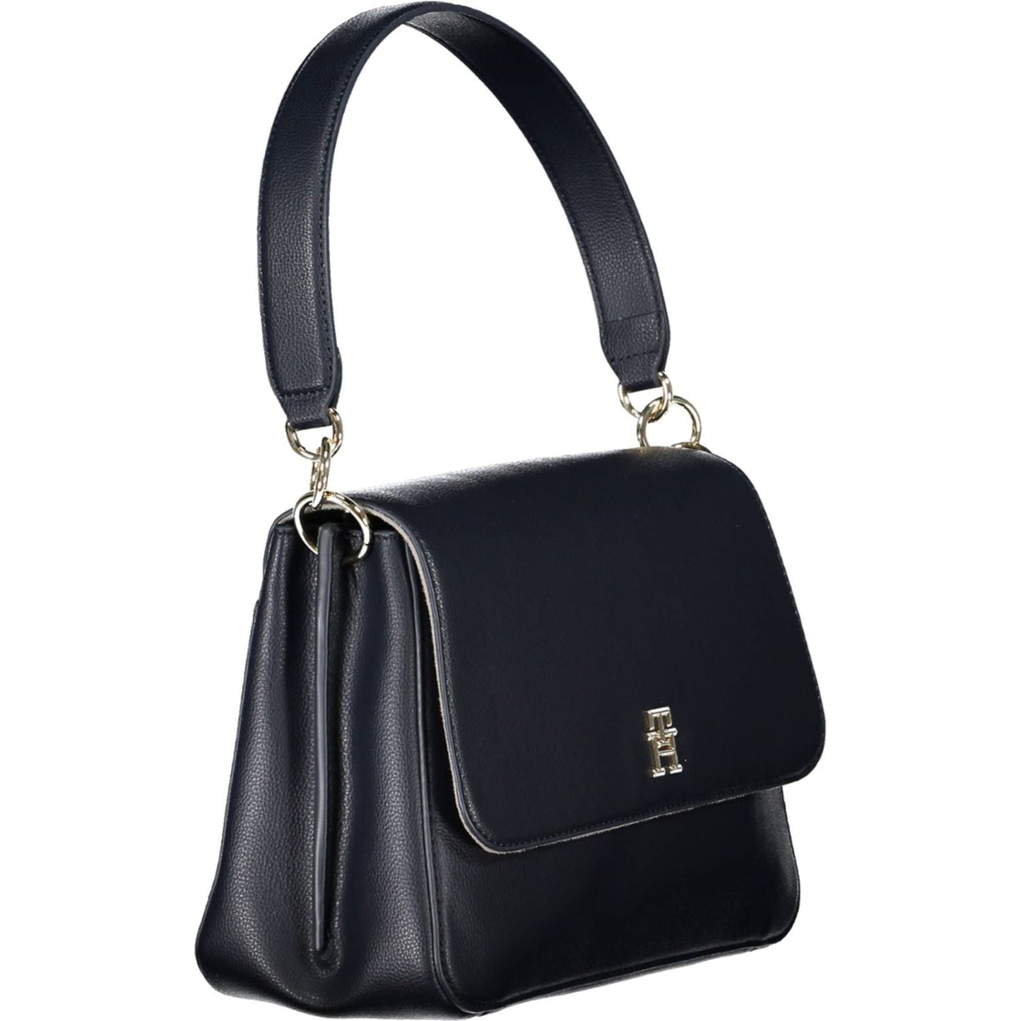 Tommy Hilfiger Elegant Blue Shoulder Bag with Contrasting Details Tommy Hilfiger