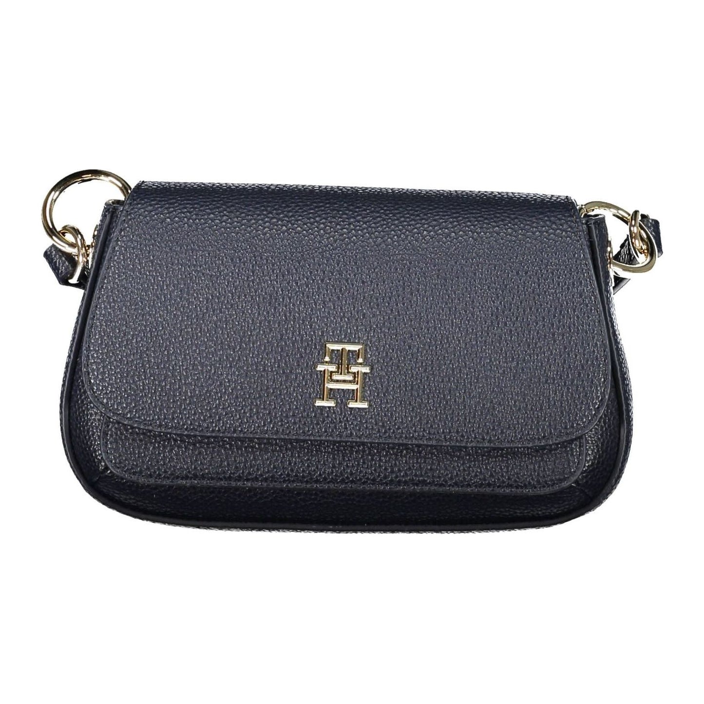 Tommy Hilfiger Chic Blue Polyurethane Shoulder Bag Tommy Hilfiger