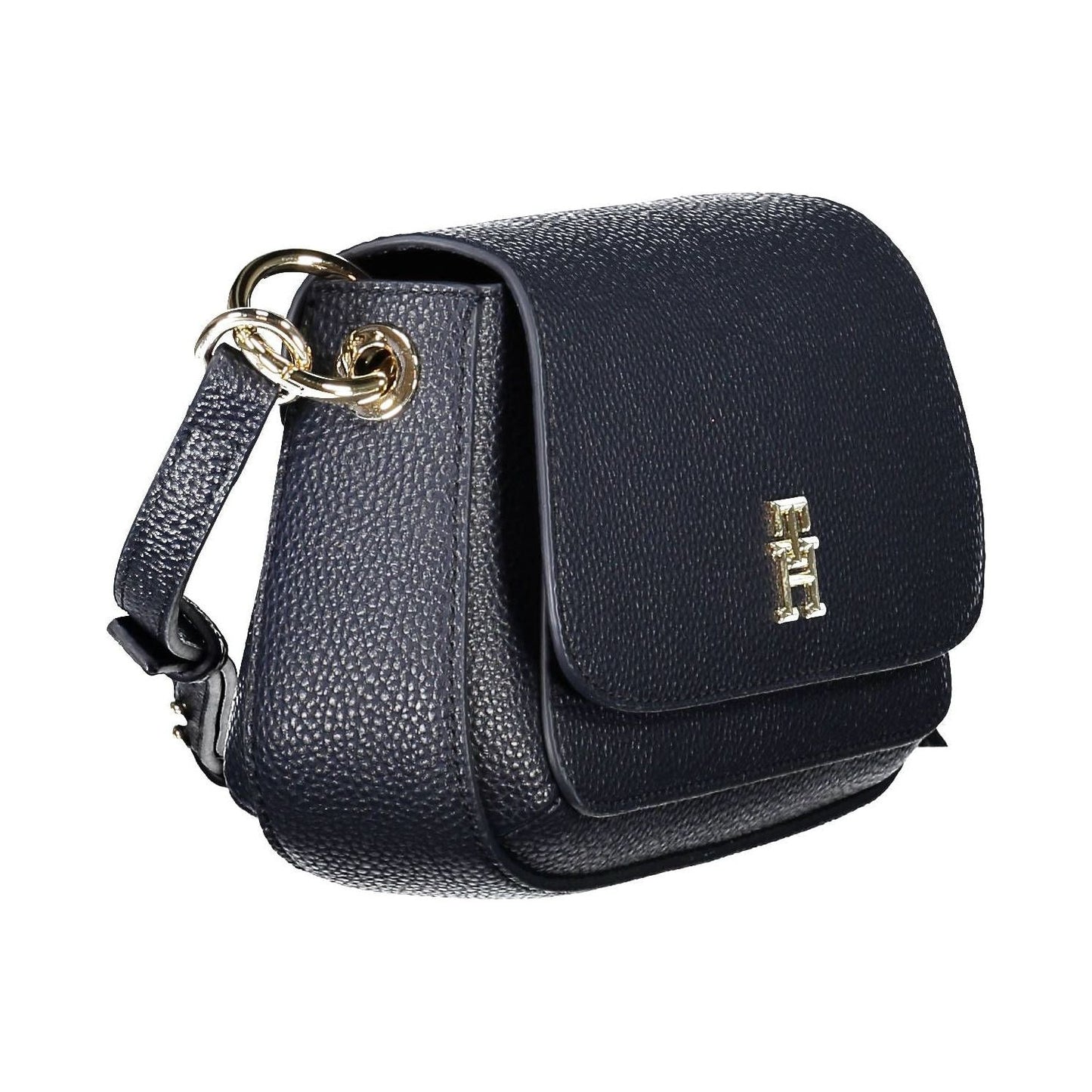 Tommy Hilfiger Chic Blue Polyurethane Shoulder Bag Tommy Hilfiger