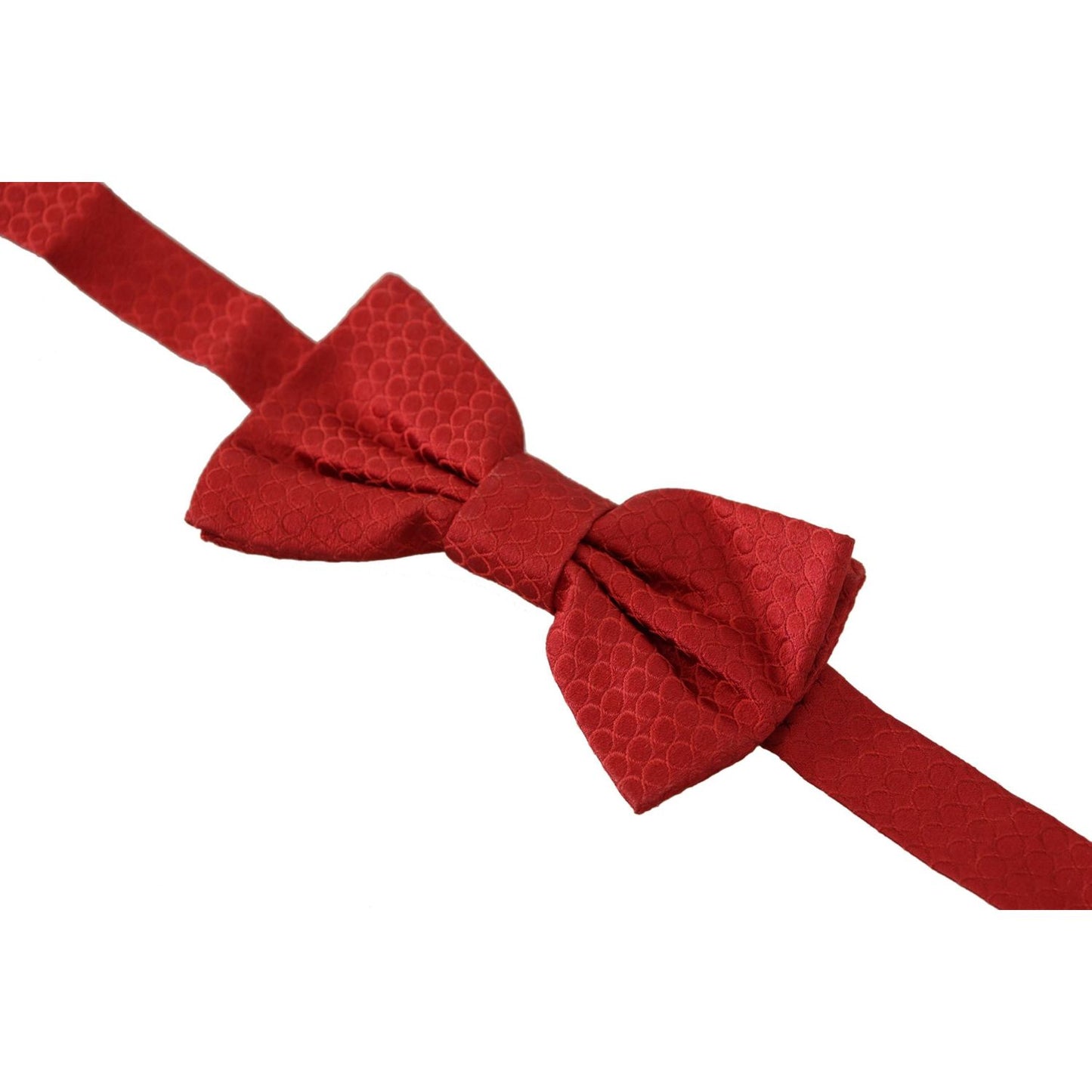 Dolce & Gabbana Elegant Red Silk Tied Bow Tie Dolce & Gabbana