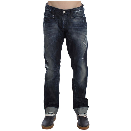 Acht Elegant Regular Straight Fit Blue Jeans Jeans & Pants Acht