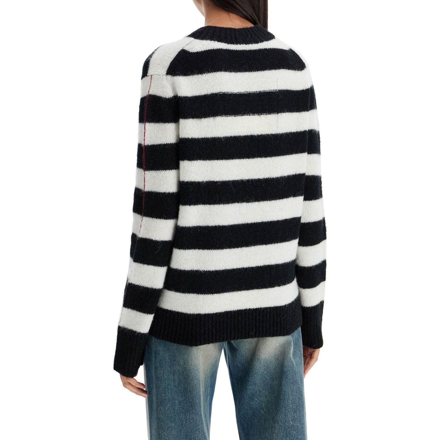 Marc Jacobs pullover the striped brushed logo sweater Knitwear Marc Jacobs