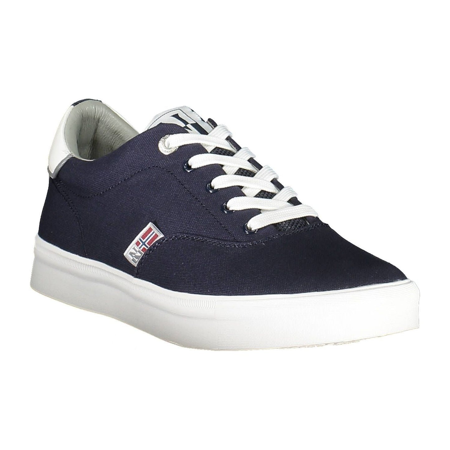 Napapijri Sleek Blue Lace-Up Sports Sneakers Napapijri