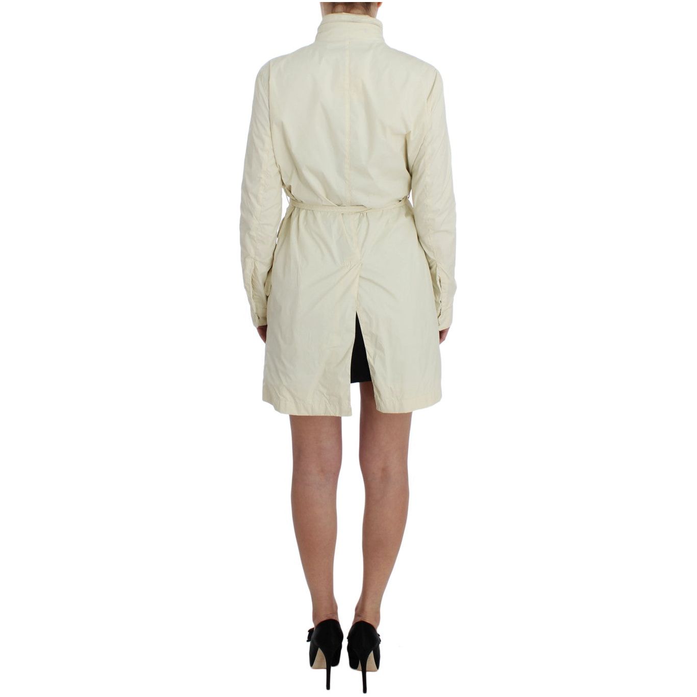 P.A.R.O.S.H. Chic Beige Trench Jacket Coat Coats & Jackets P.A.R.O.S.H.