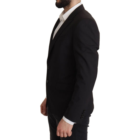 Dolce & Gabbana Elegant Slim Fit Black Blazer Jacket Dolce & Gabbana