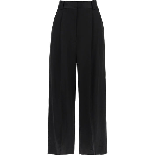 Khaite simone loose pants in satin Trousers Khaite