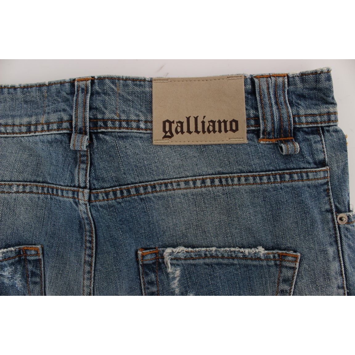 John Galliano Chic Boyfriend Blue Wash Jeans John Galliano