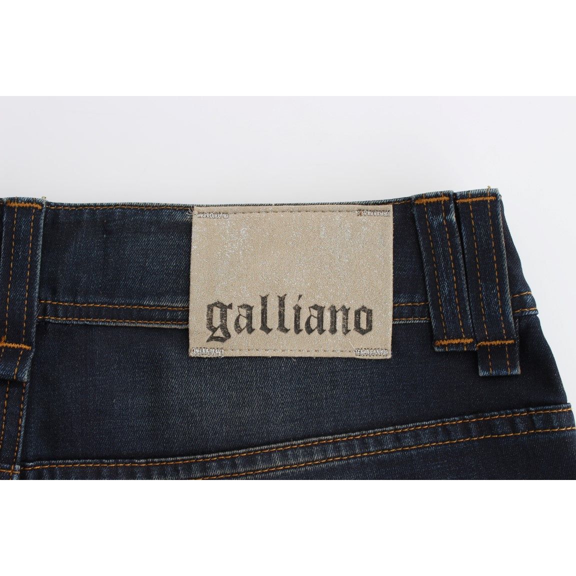 John Galliano Chic Boyfriend Fit Blue Jeans John Galliano