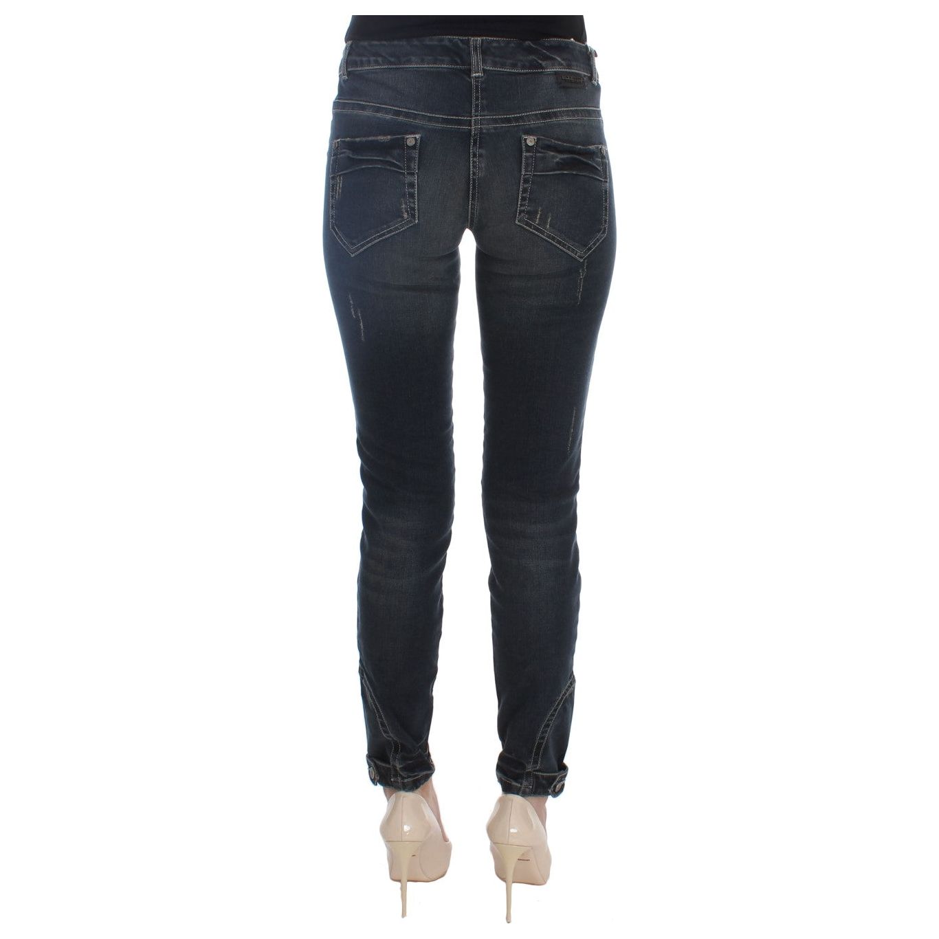 Ermanno Scervino Chic Blue Slim Fit Italian Jeans Jeans & Pants Ermanno Scervino