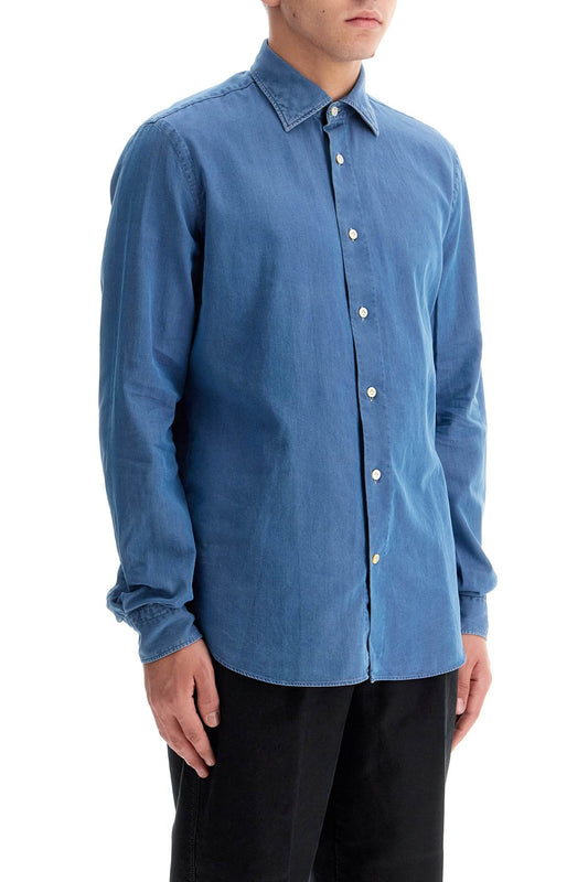 VINCENZO DI RUggIERO denim effect shirt Shirts VINCENZO DI RUggIERO