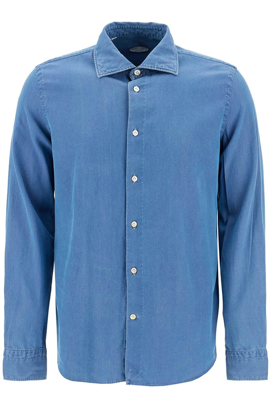 VINCENZO DI RUggIERO denim effect shirt Shirts VINCENZO DI RUggIERO