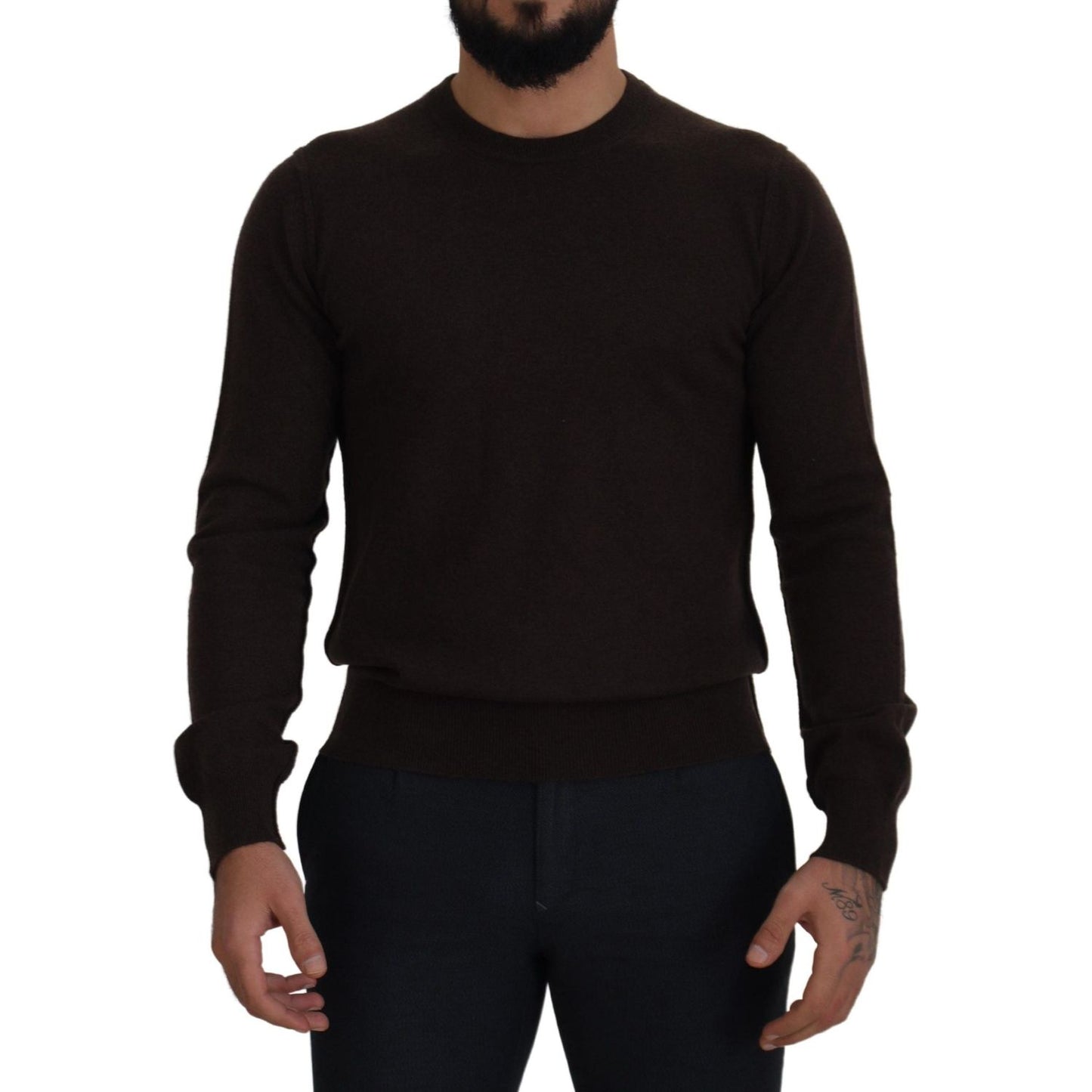 Dolce & Gabbana Elegant Cashmere Crew Neck Sweater Dolce & Gabbana