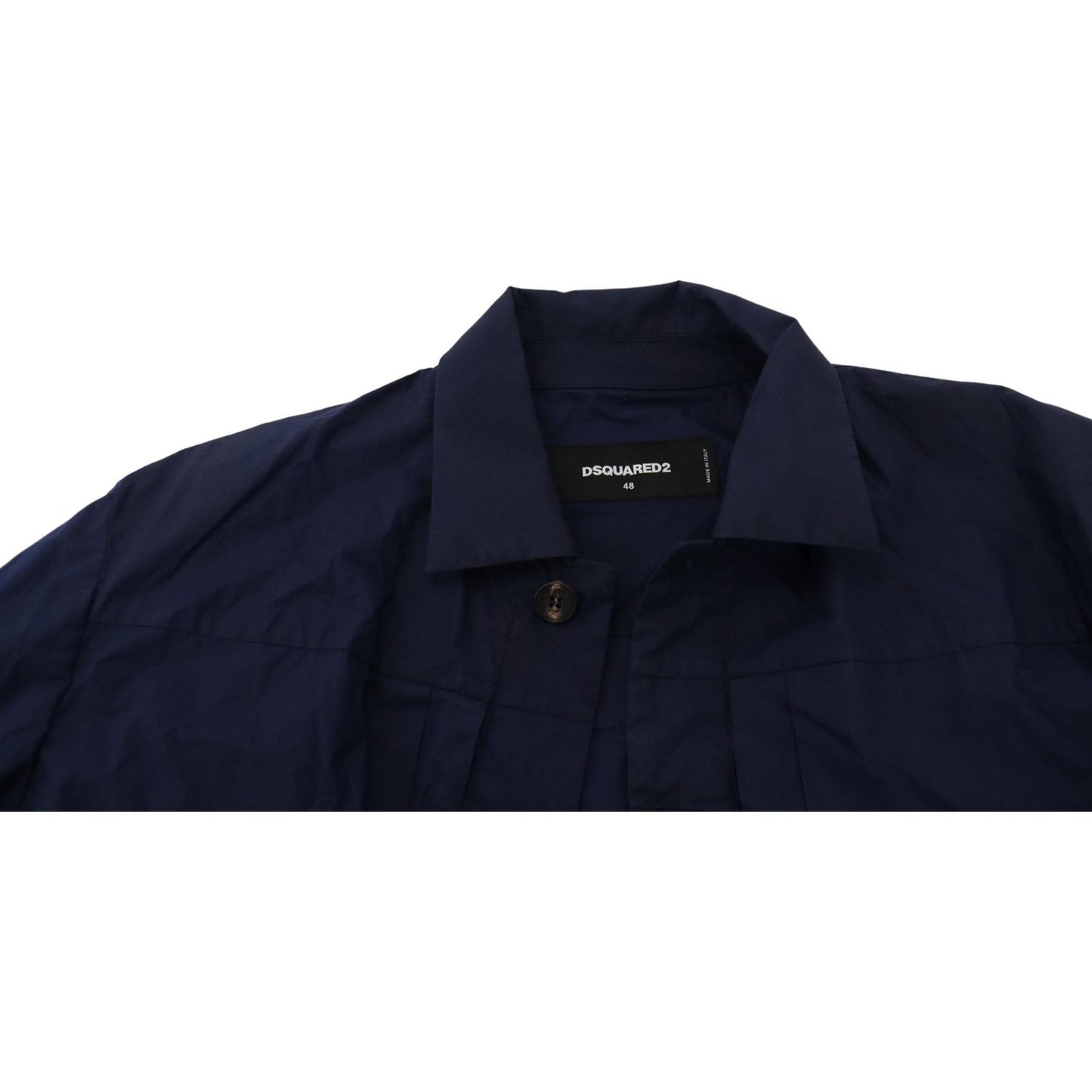 Dsquared² Svelte Dark Blue Cotton Shirt Dsquared²