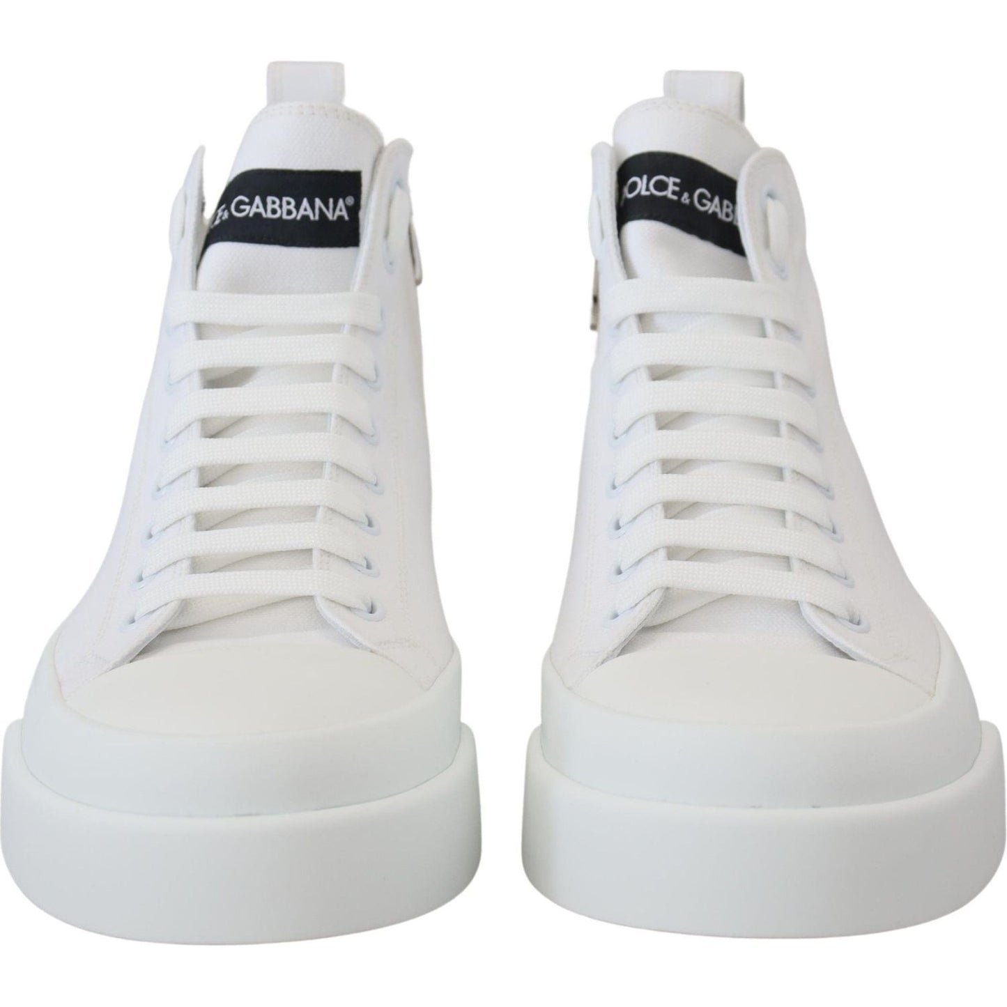 Dolce & Gabbana Elegant High Top Canvas Sneakers Dolce & Gabbana