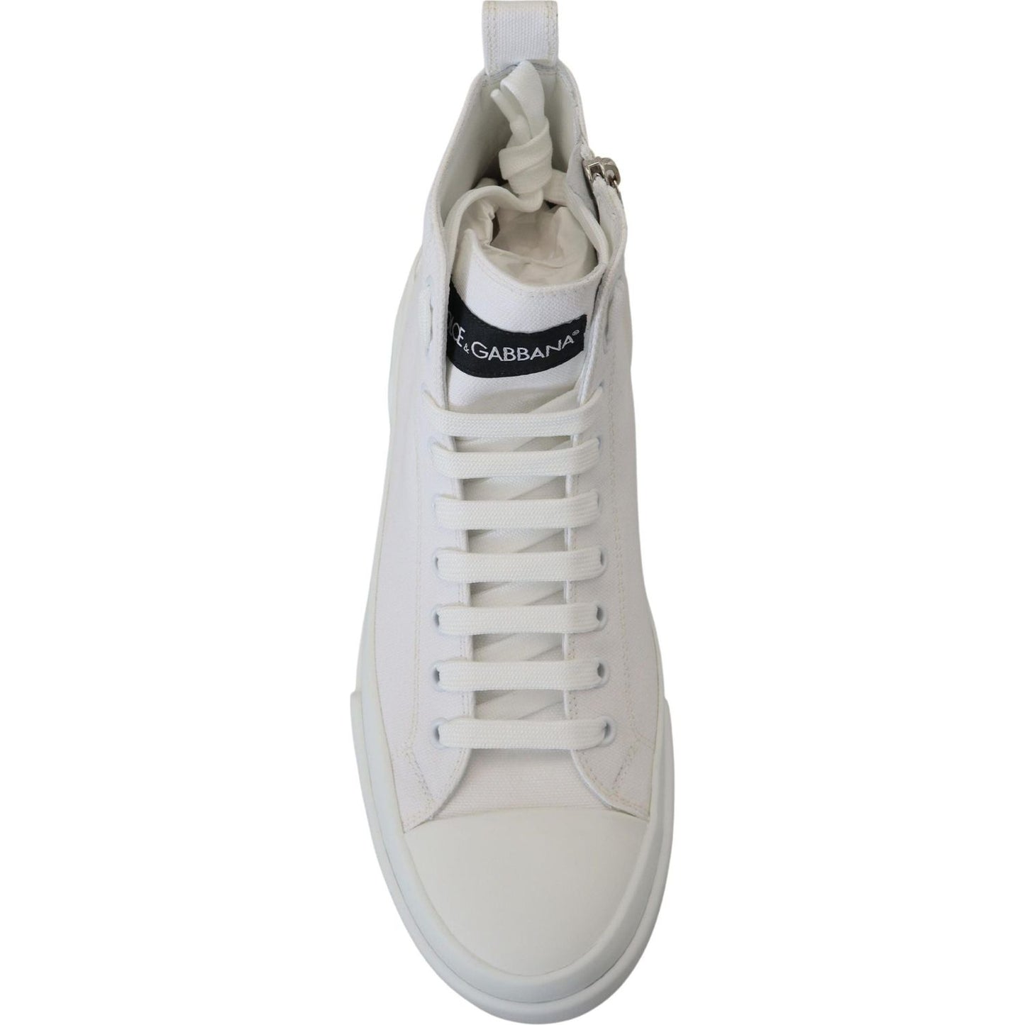 Dolce & Gabbana Elegant High Top Canvas Sneakers Dolce & Gabbana