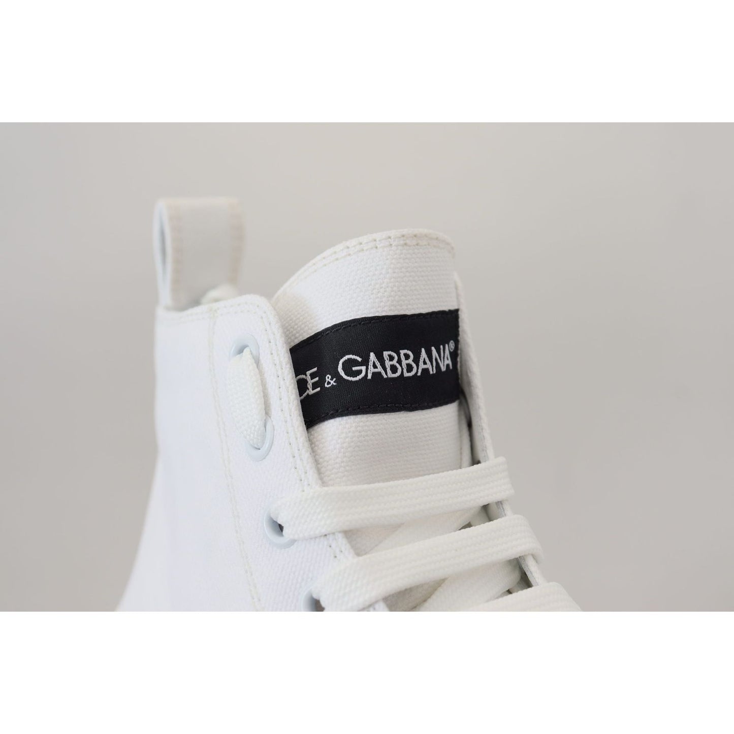 Dolce & Gabbana Elegant High Top Canvas Sneakers Dolce & Gabbana