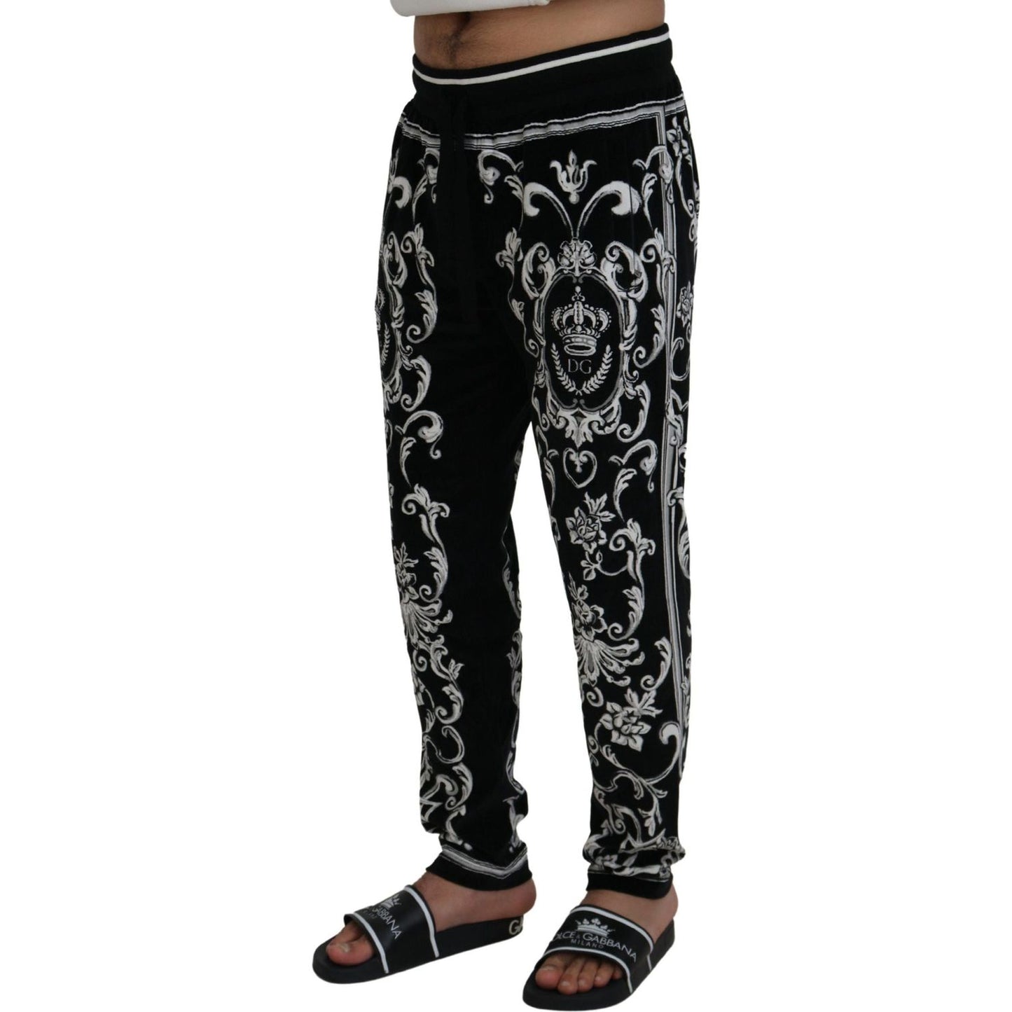 Dolce & Gabbana Baroque Patterned Casual Sweatpants Dolce & Gabbana