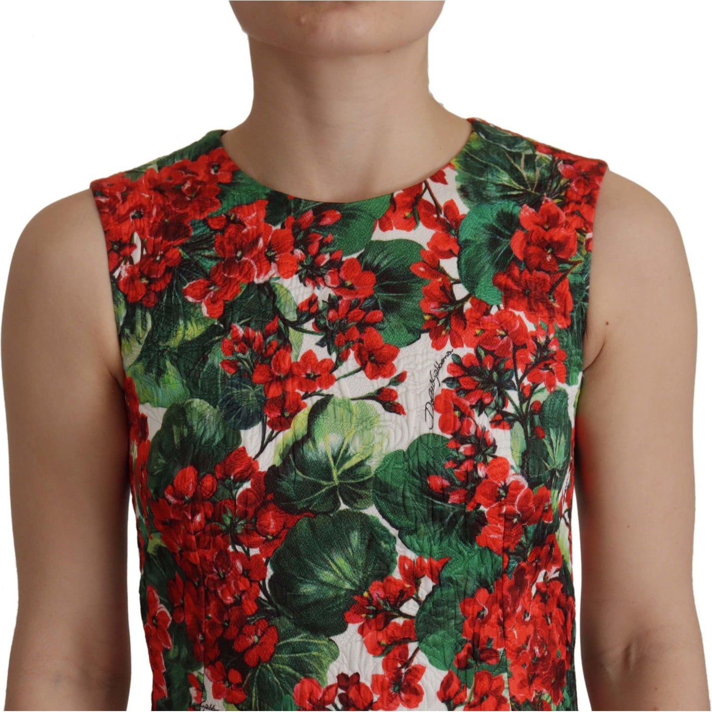 Dolce & Gabbana Multicolor Floral A-Line Dress Dolce & Gabbana