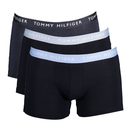 Tommy Hilfiger Black Cotton Men Trunk Tommy Hilfiger