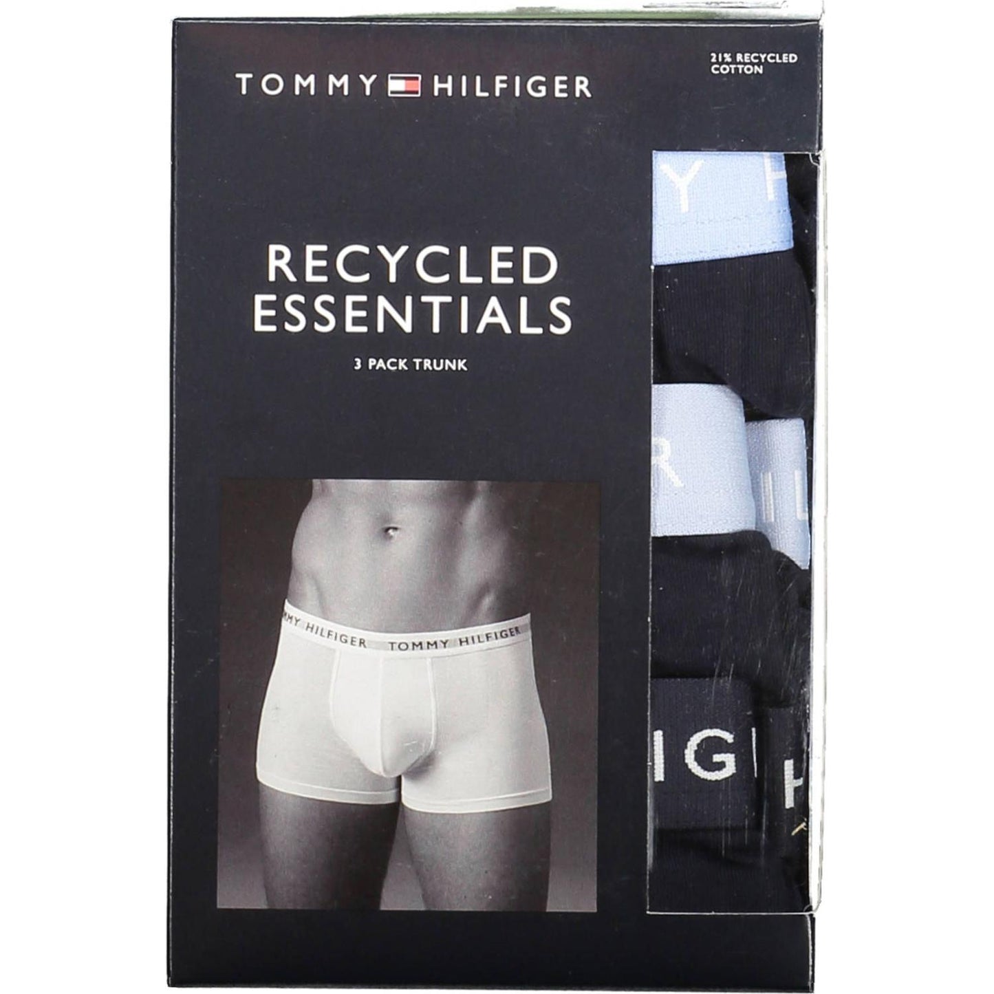 Tommy Hilfiger Eco-Conscious Trunks Trio with Logo Waistband Tommy Hilfiger