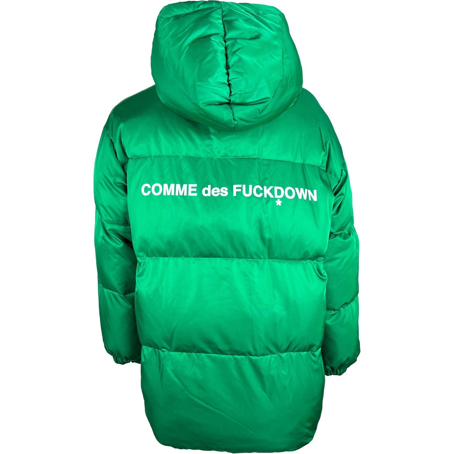 Comme Des Fuckdown Chic Padded Down Jacket with Hood Comme Des Fuckdown