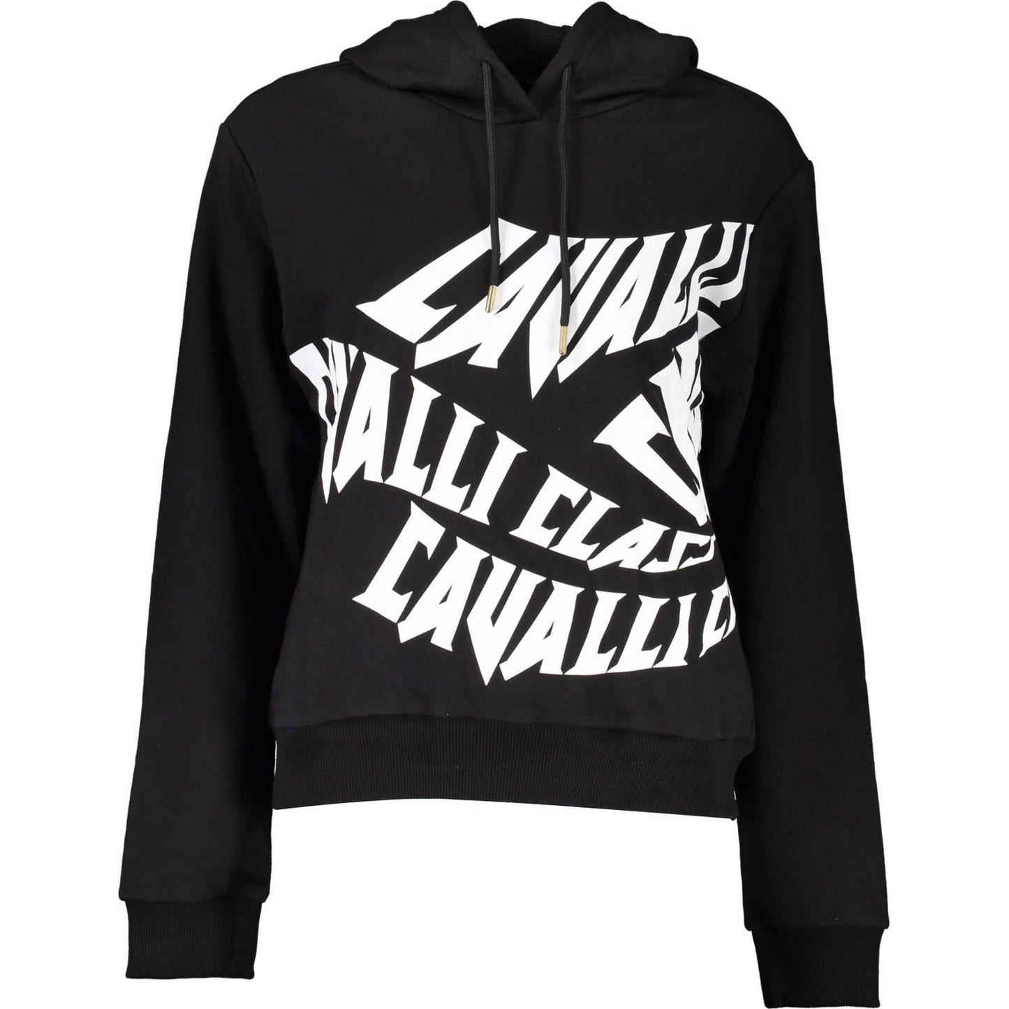 Cavalli Class Elegant Hooded Long-Sleeve Sweater Cavalli Class