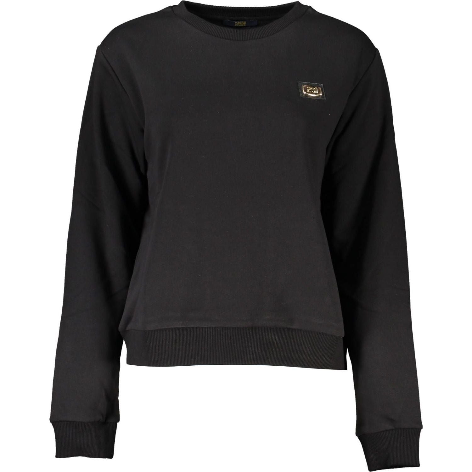 Cavalli Class Black Cotton Women Sweater