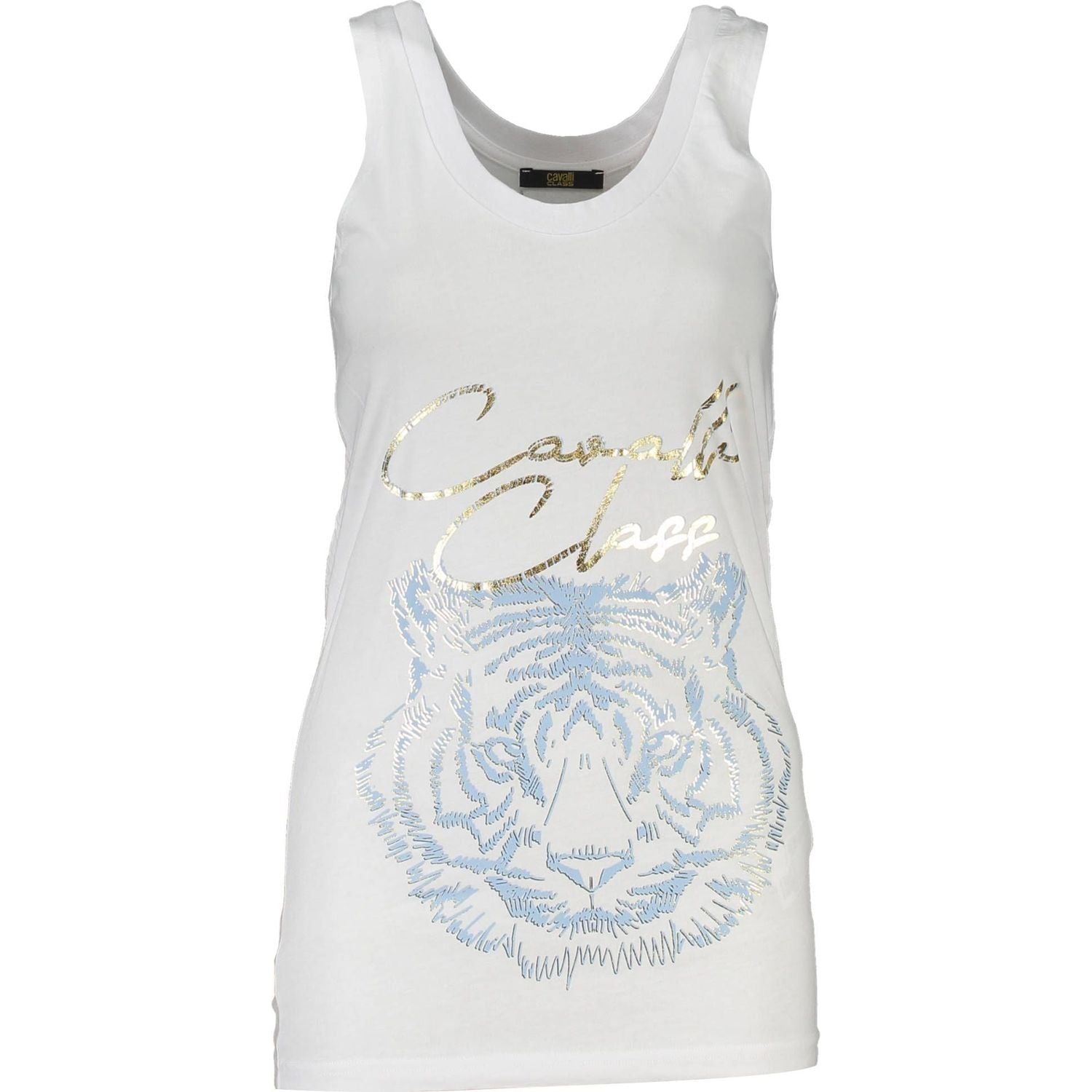 Cavalli Class White Cotton Women Top