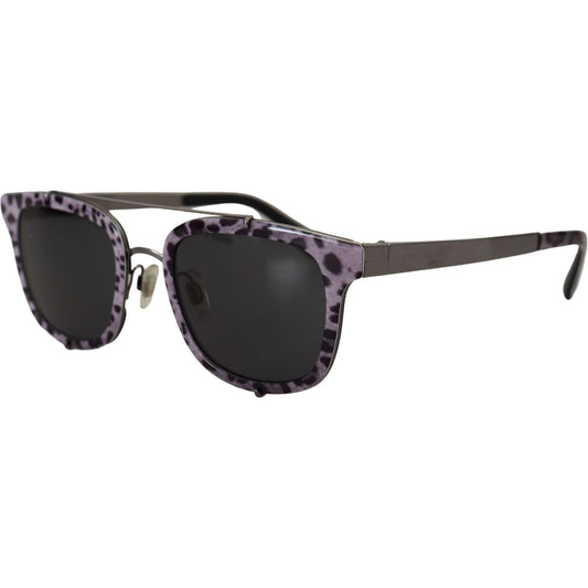 Dolce & Gabbana Chic Purple Lens Metal Frame Sunglasses Dolce & Gabbana