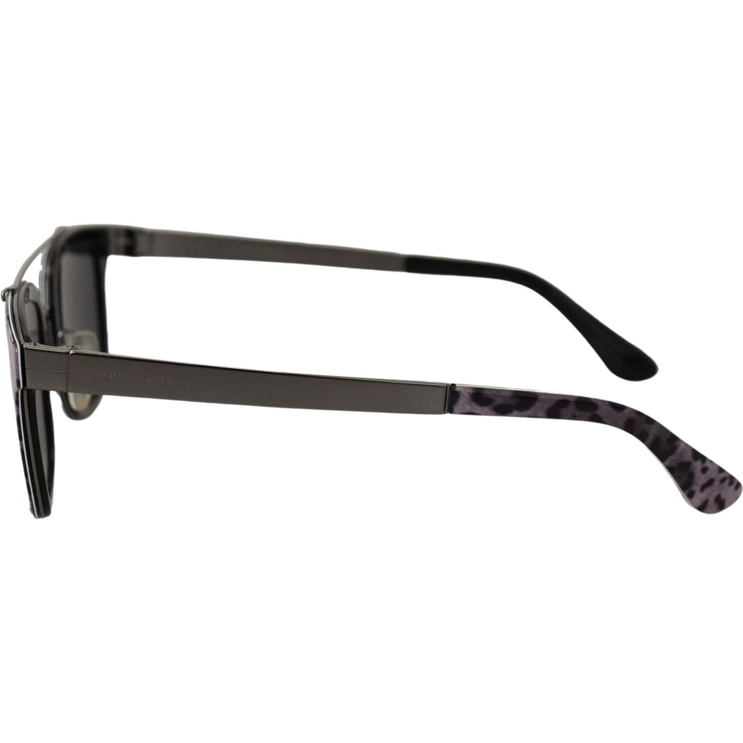 Dolce & Gabbana Chic Purple Lens Metal Frame Sunglasses Dolce & Gabbana