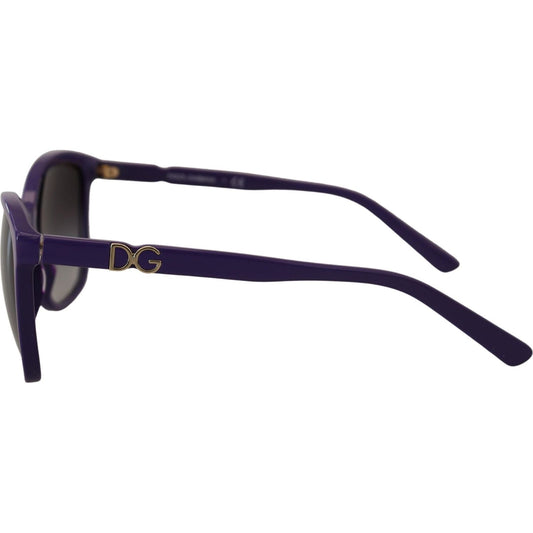 Dolce & Gabbana Elegant Violet Round Sunglasses for Women Dolce & Gabbana