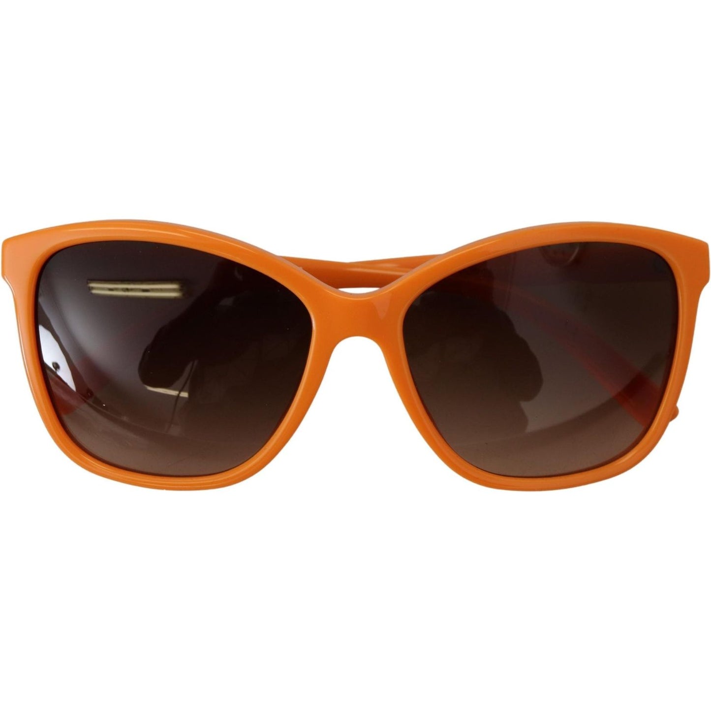 Dolce & Gabbana Chic Orange Round Sunglasses for Women Dolce & Gabbana