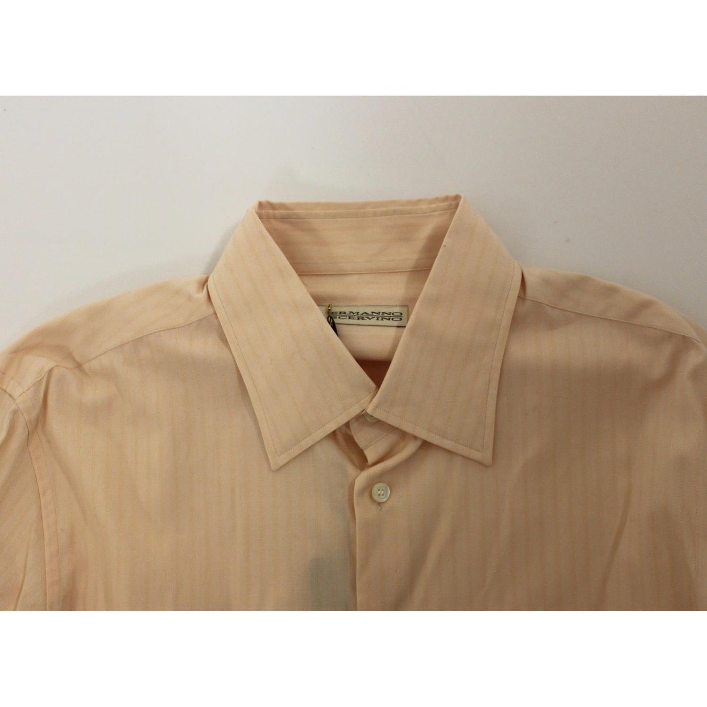 Ermanno Scervino Sunset Hues Striped Cotton Shirt Ermanno Scervino