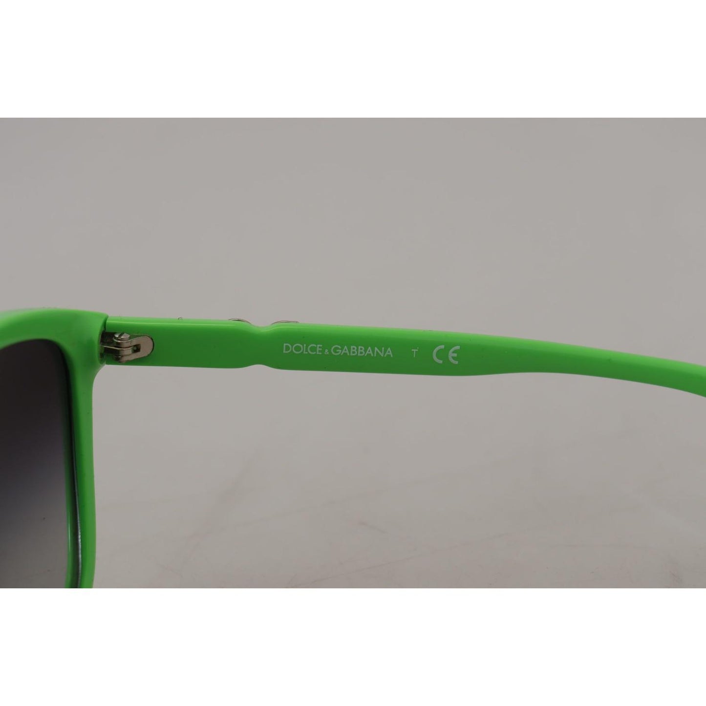 Dolce & Gabbana Chic Green Acetate Round Sunglasses Dolce & Gabbana