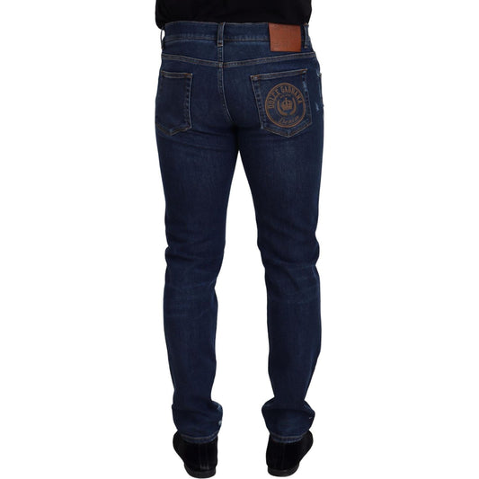 Dolce & Gabbana Chic Slim Fit Italian Denim Sensation Dolce & Gabbana