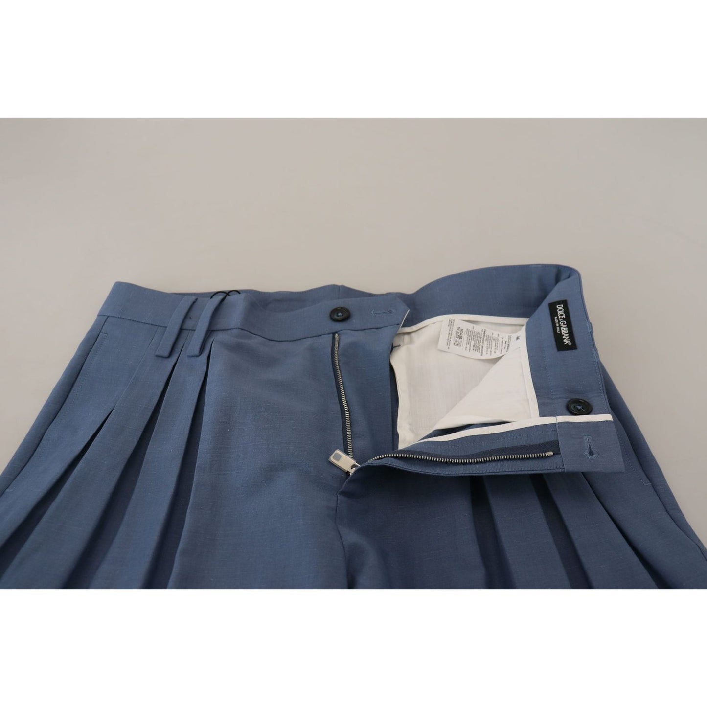 Dolce & Gabbana Elegant Regular Fit Dress Pants in Blue Jeans & Pants Dolce & Gabbana