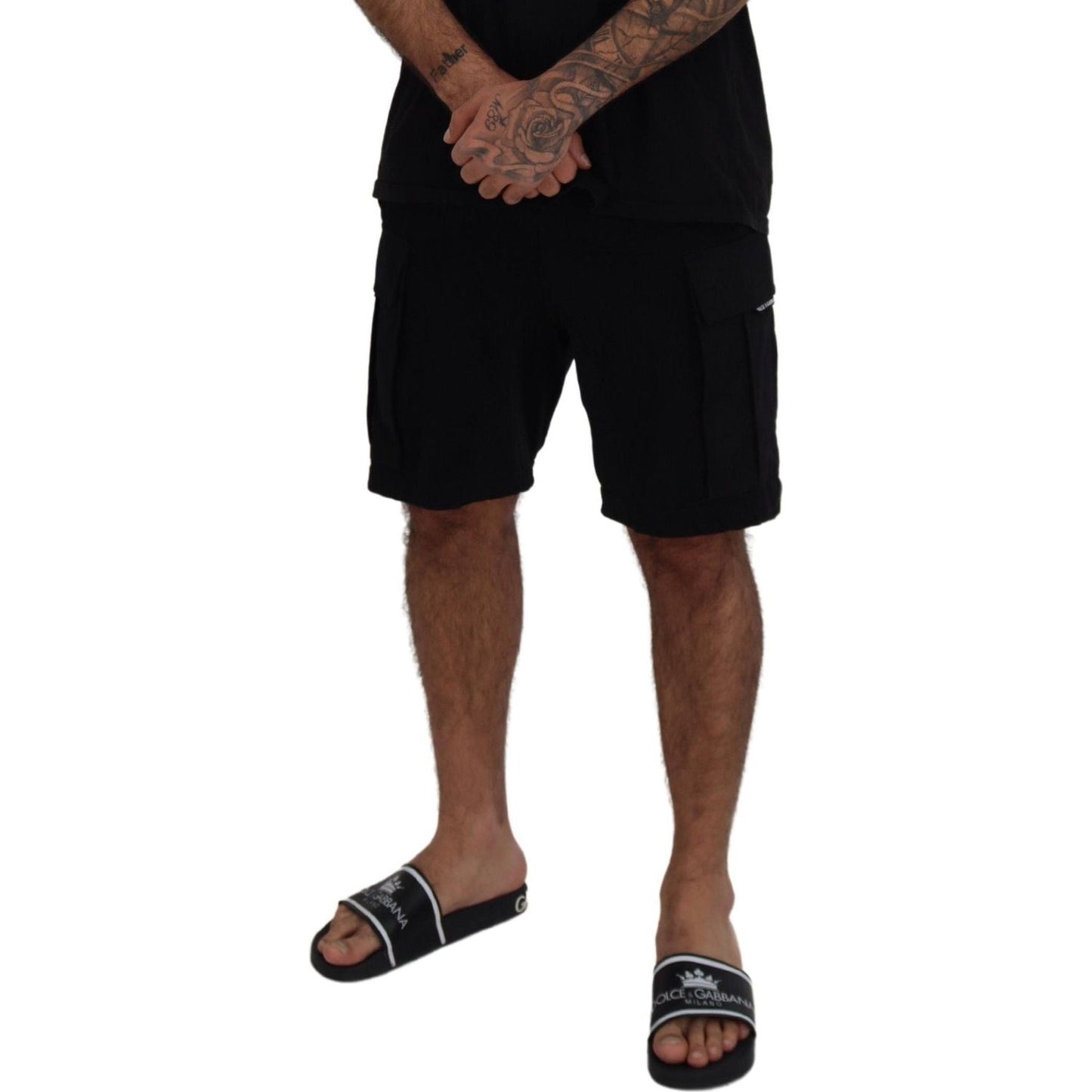 Dolce & Gabbana Elevate Your Summer: Classic Black Bermuda Shorts Shorts Dolce & Gabbana