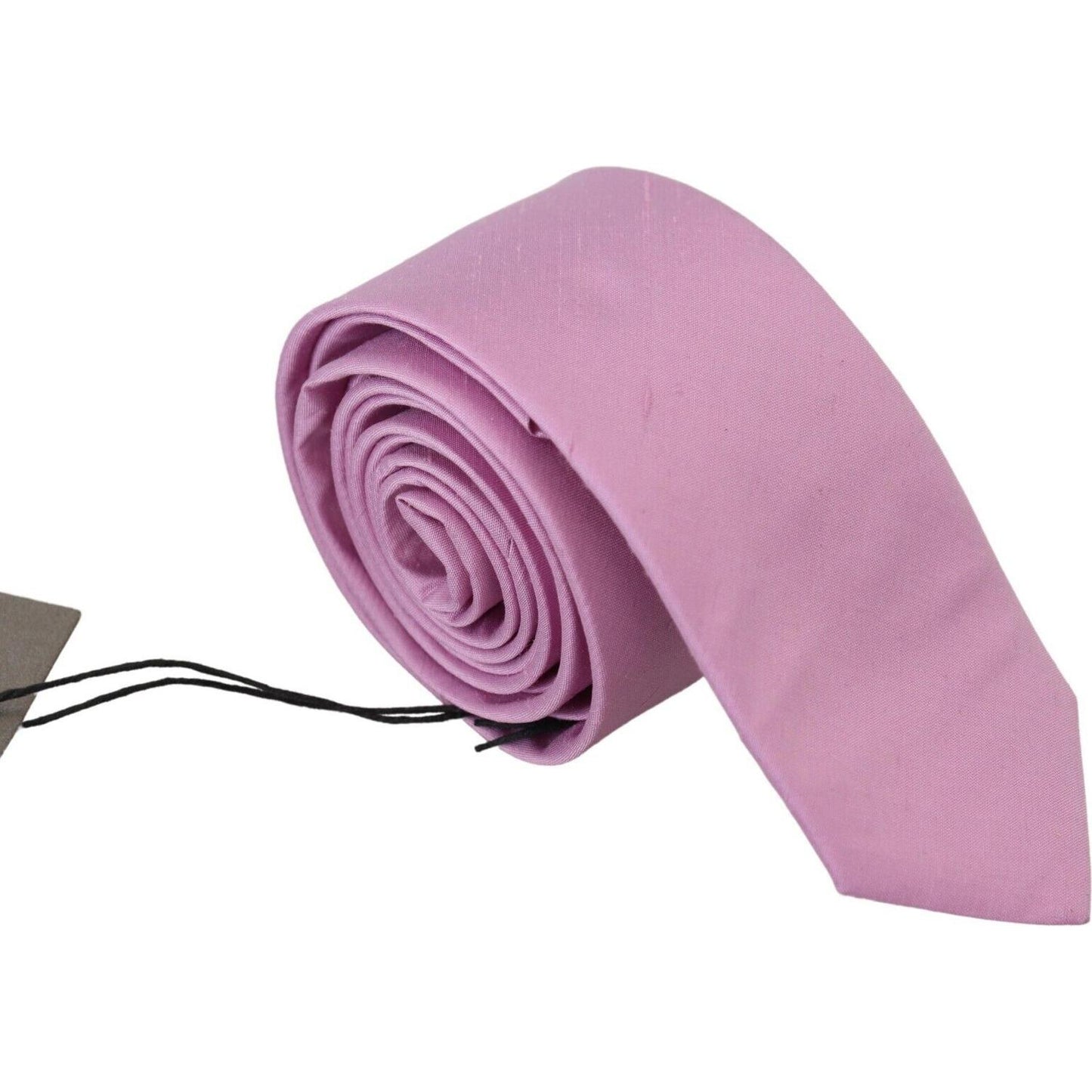 Daniele Alessandrini Elegant Silk Men's Tie in Pink Daniele Alessandrini