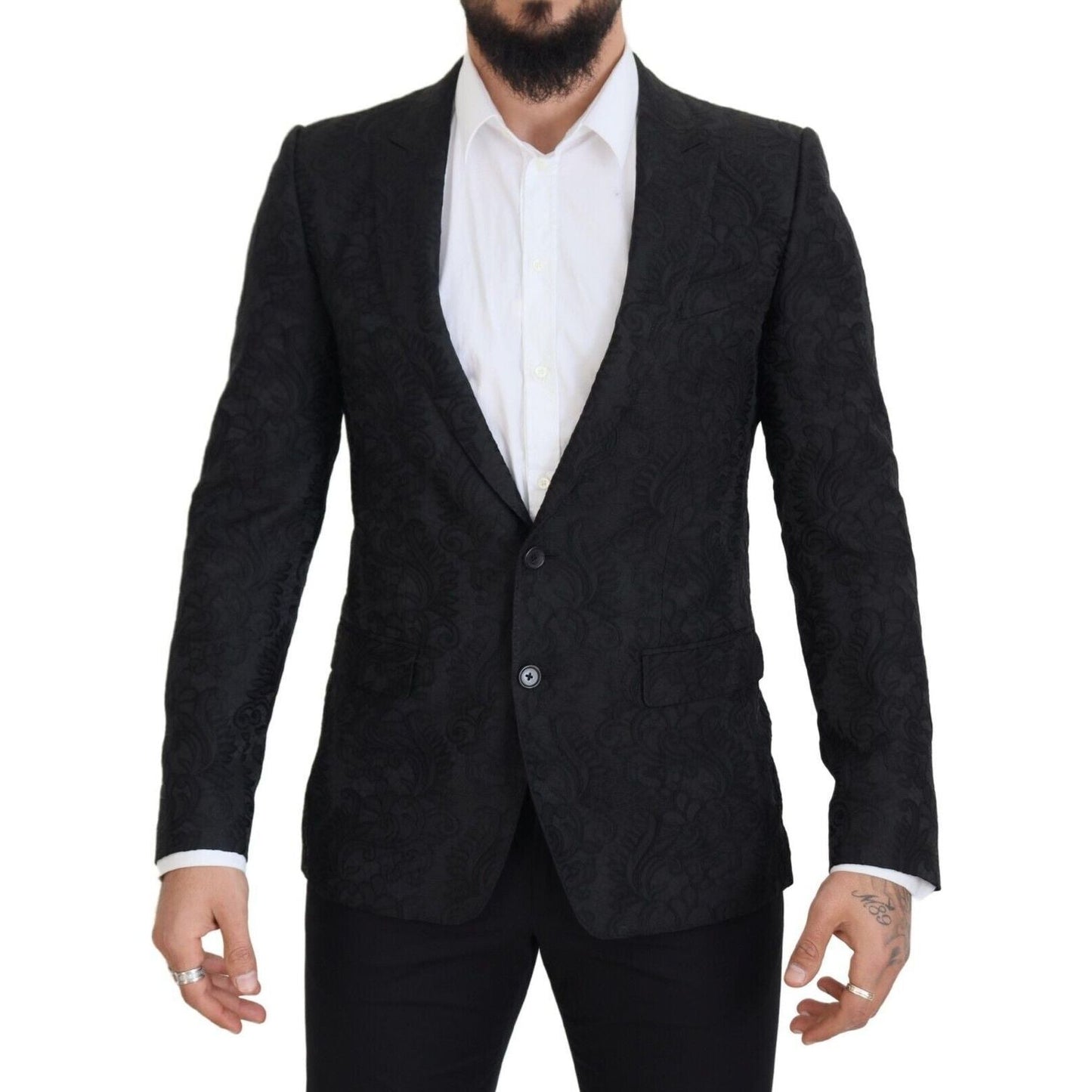 Dolce & Gabbana Elegant Slim Fit Peak Lapel Blazer Dolce & Gabbana